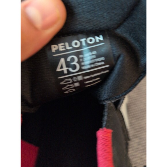 EUC Peloton cycling bike shoes with look delta cleats EU 43 US men's 10 - Picture 7 of 7